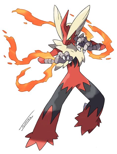 mega evolved blaziken